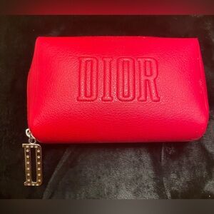 Dior Red Cosmetics Case Pouch